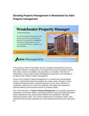 Elevating Property Management in Westchester by Adria Property Management.doc