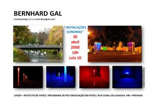 cartaz instalações sonoras bernhard gal.doc